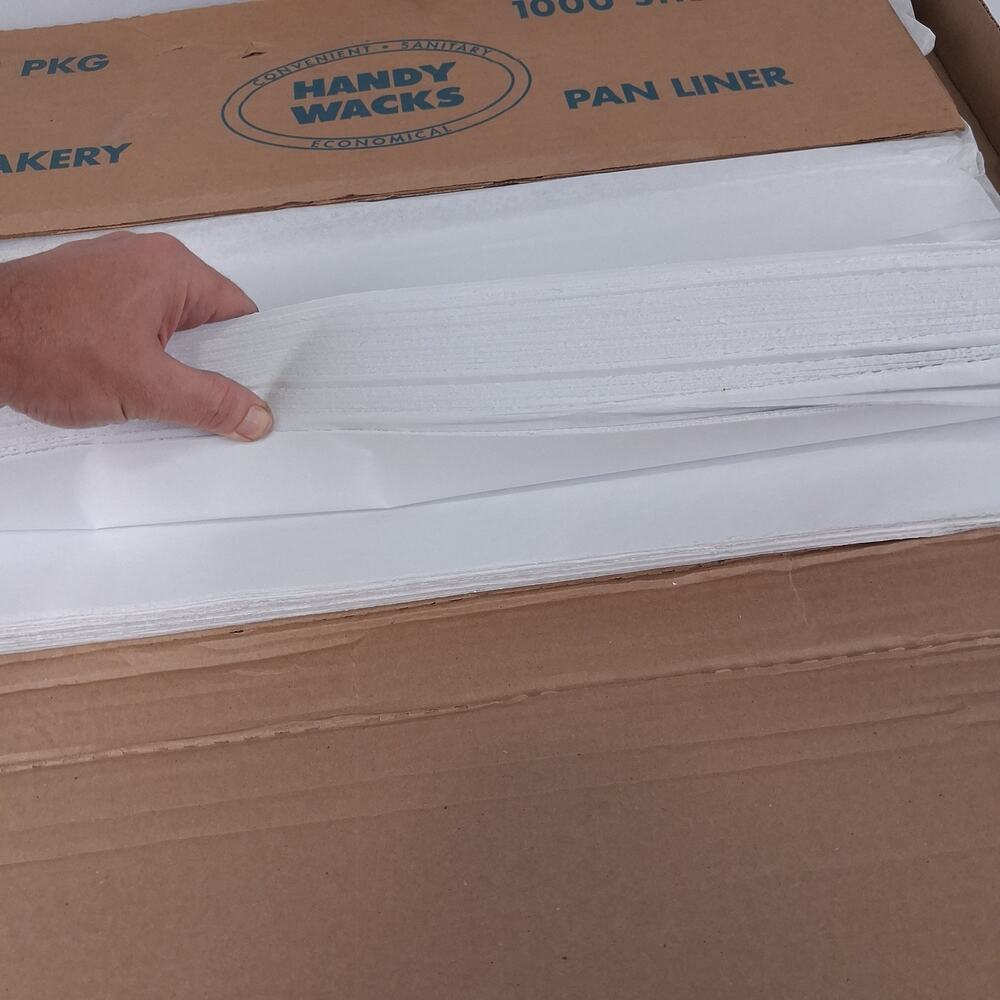 HANDY WACKS 1000 Sheets 16 3/8x24 3/8 Quilon Greaseproof Pan Liners Bakery 400F